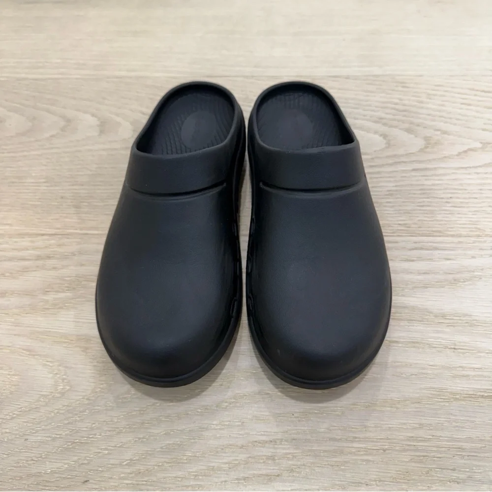 OOFOS Black Women's Clogs Mules - Picture 2 of 5